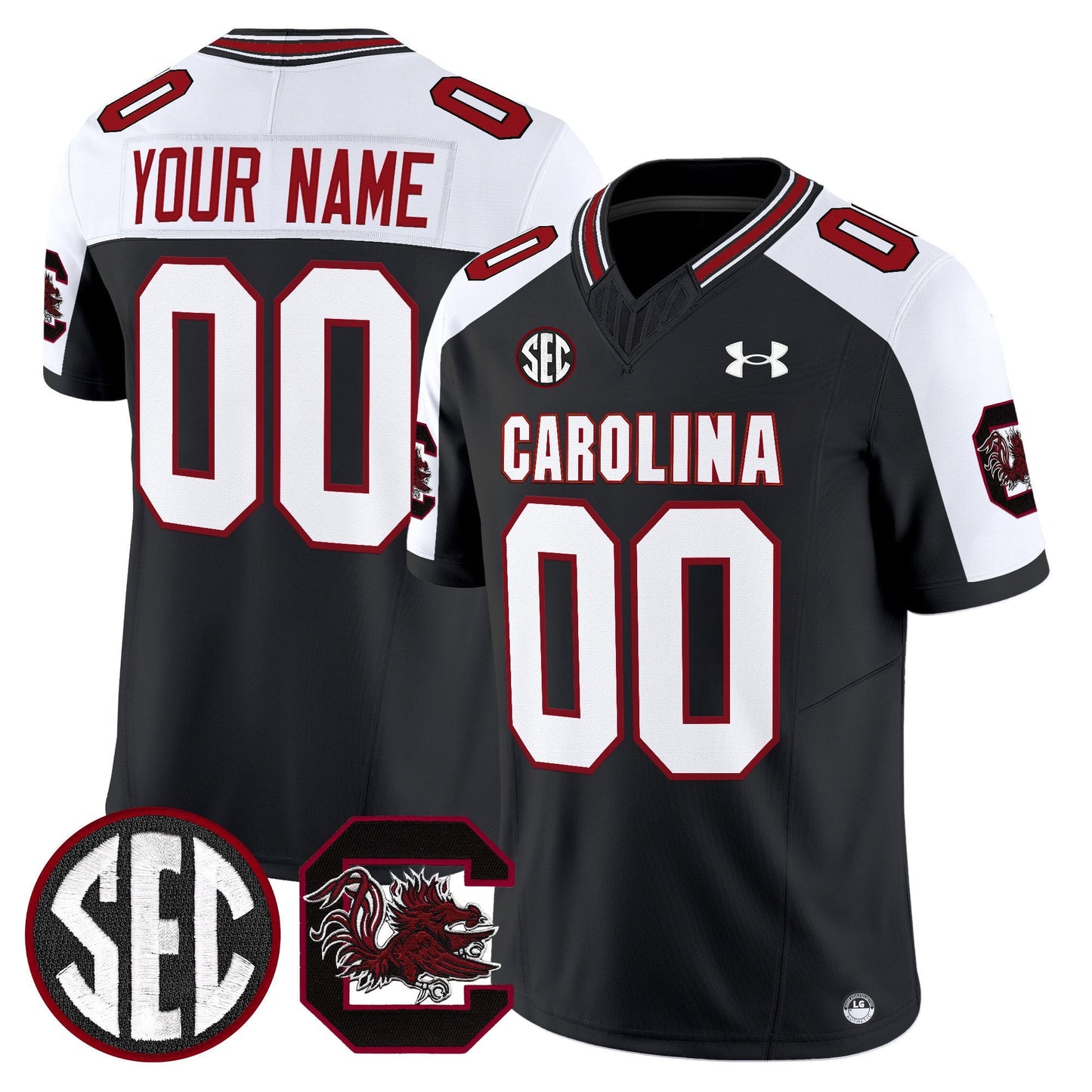 South Carolina Gamecocks 2025 Vapor Limited Custom Jersey - All Stitched