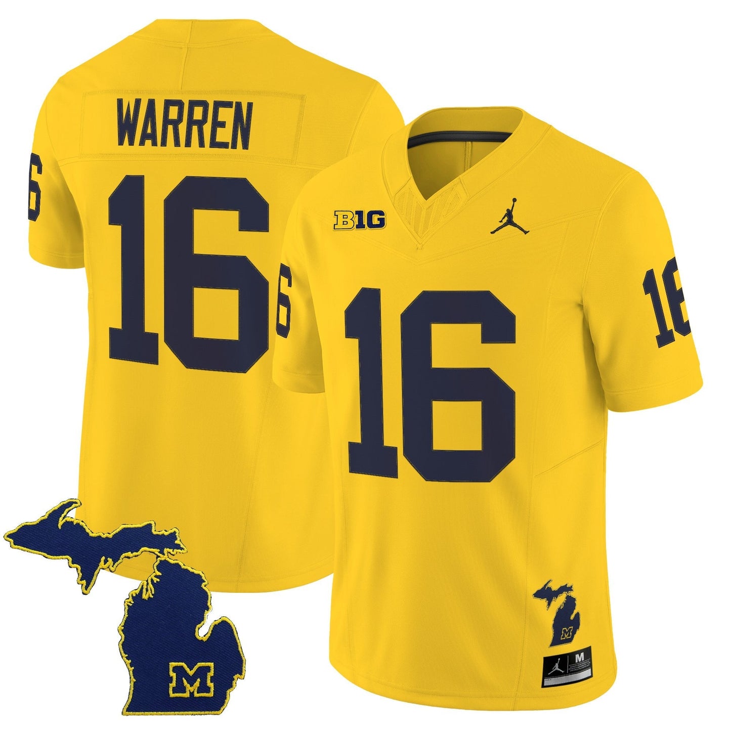 Men's Michigan Wolverines 2025 Vapor Limited Jersey V2 - All Stitched