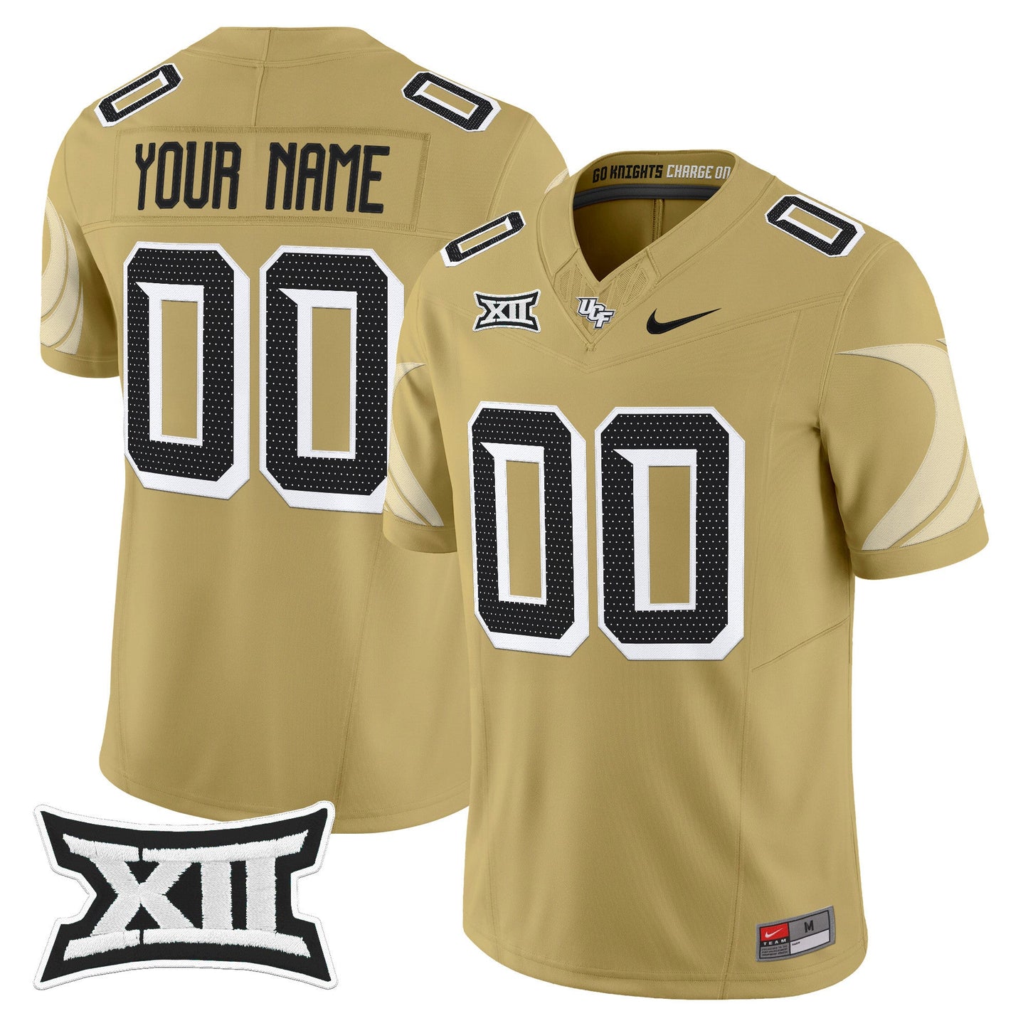 UCF Knights 2025 Vapor Limited Custom Jersey - All Stitched