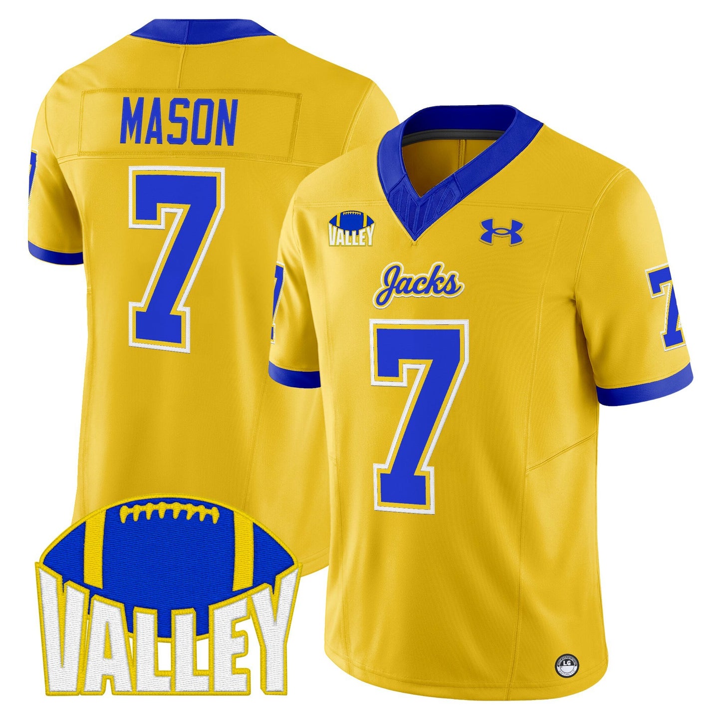 Men's South Dakota State Jackrabbits 2025 Vapor Limited Jersey - All Stitched
