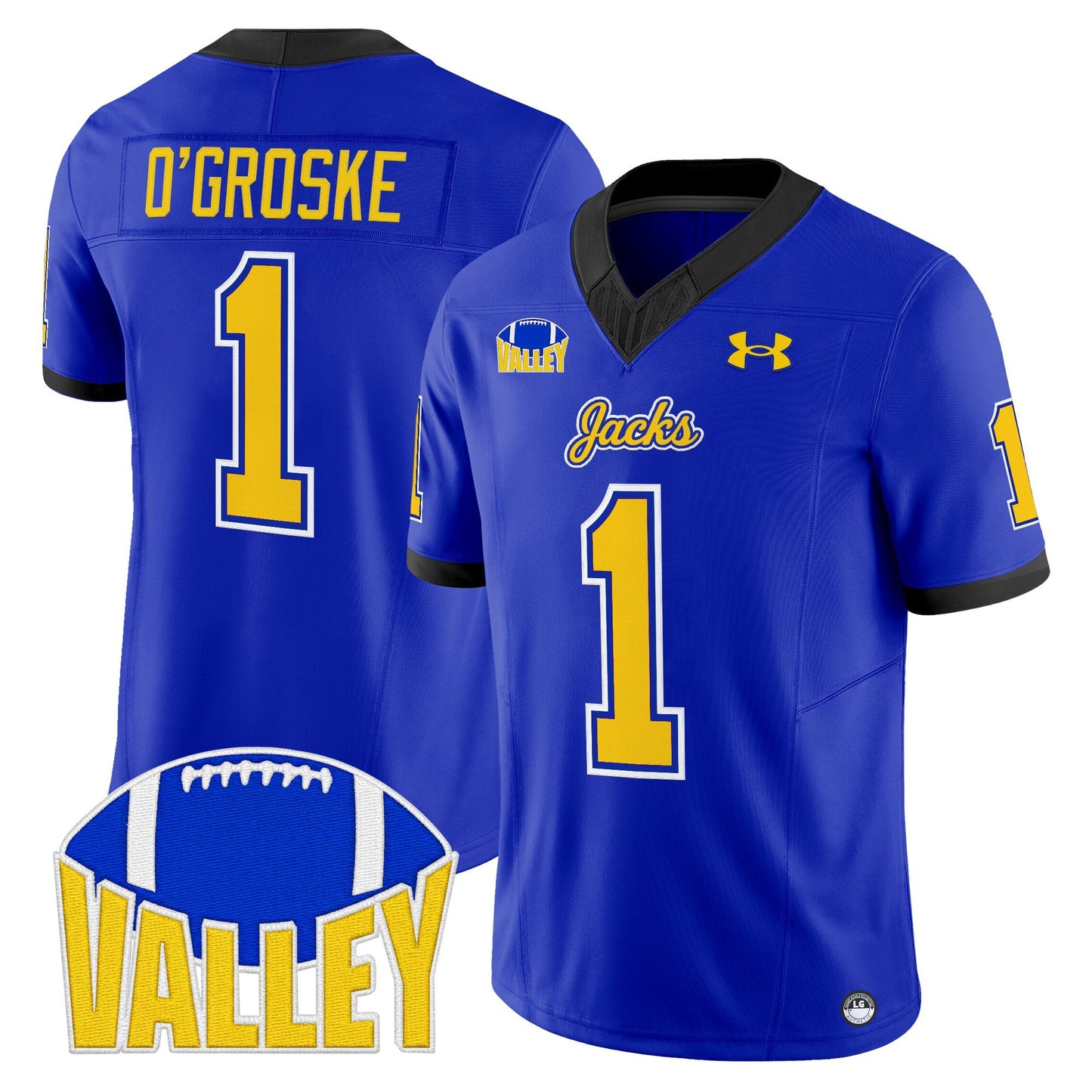 Men's South Dakota State Jackrabbits 2025 Vapor Limited Jersey - All Stitched