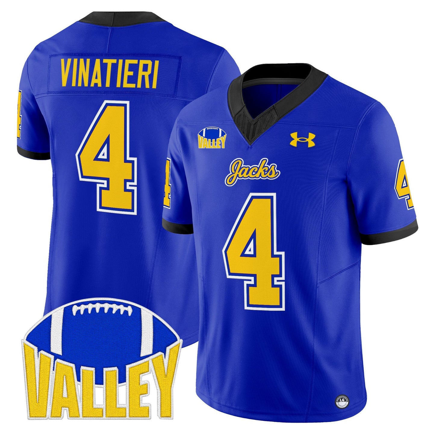 Men's South Dakota State Jackrabbits 2025 Vapor Limited Jersey - All Stitched