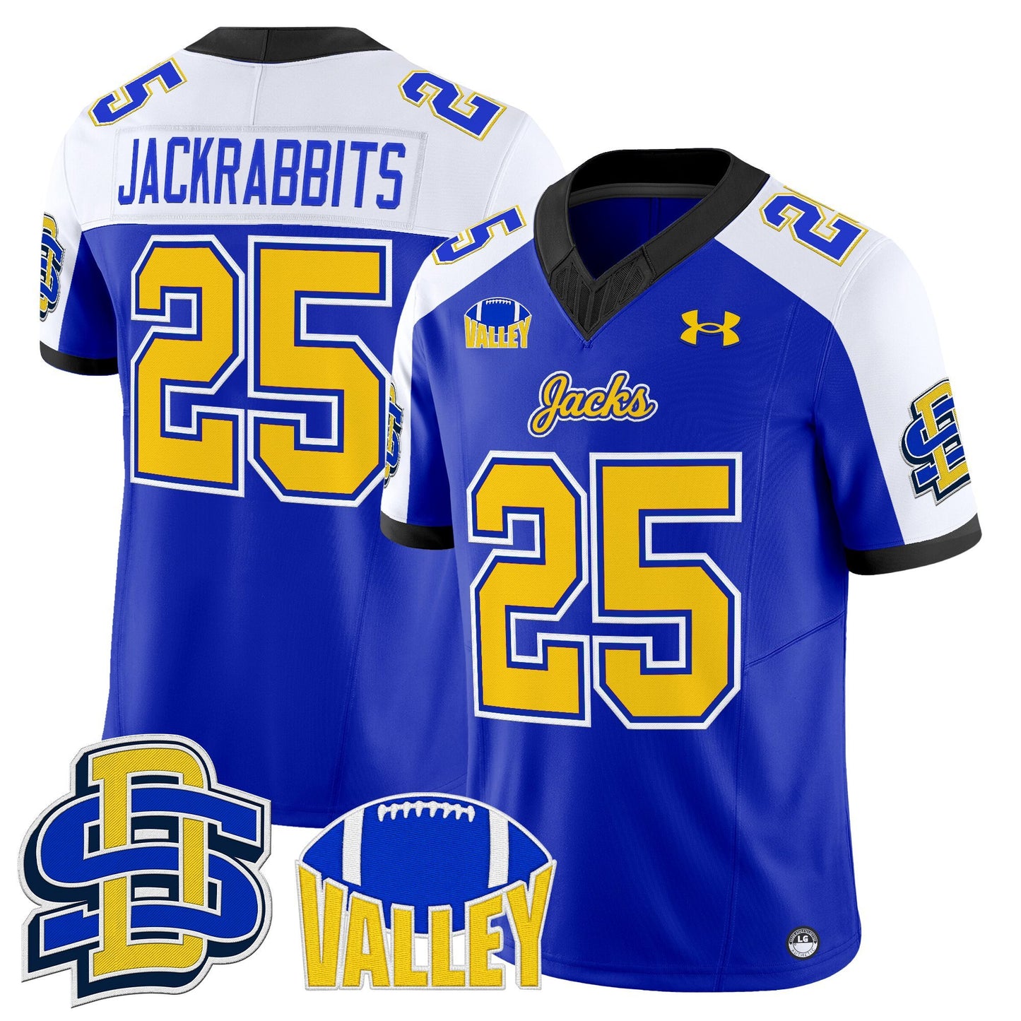 Men's South Dakota State Jackrabbits 2025 Vapor Limited Jersey - All Stitched