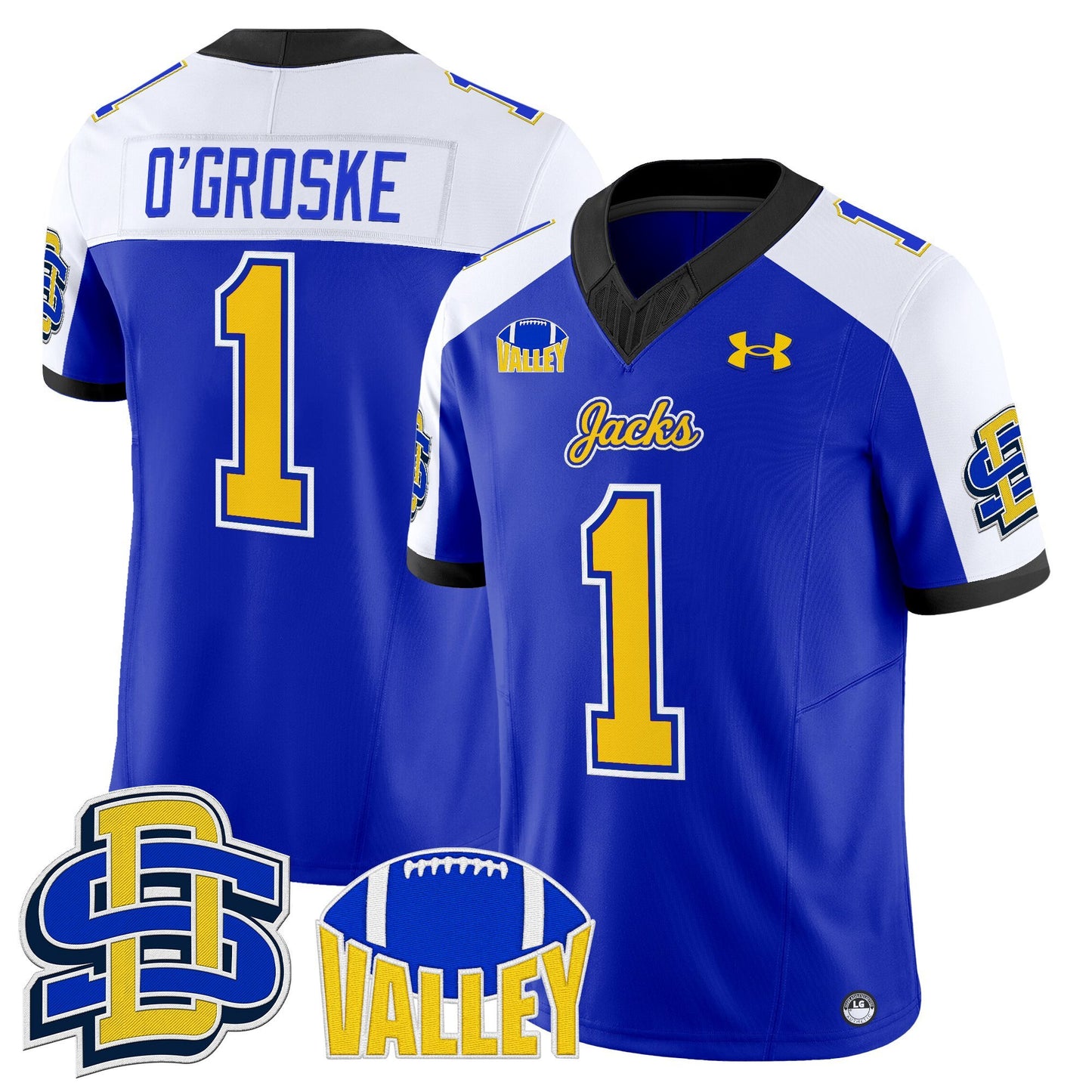 Men's South Dakota State Jackrabbits 2025 Vapor Limited Jersey - All Stitched