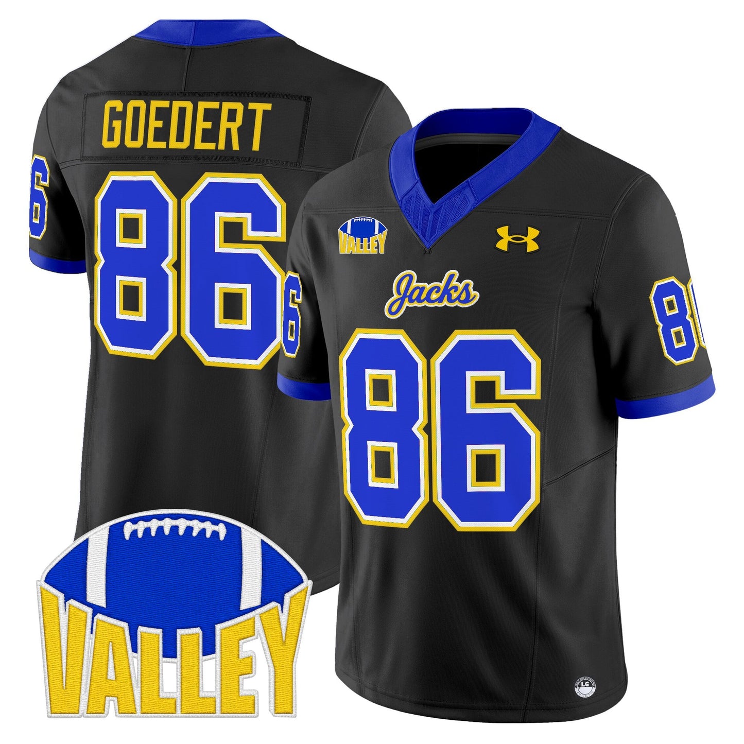 Men's South Dakota State Jackrabbits 2025 Vapor Limited Jersey - All Stitched