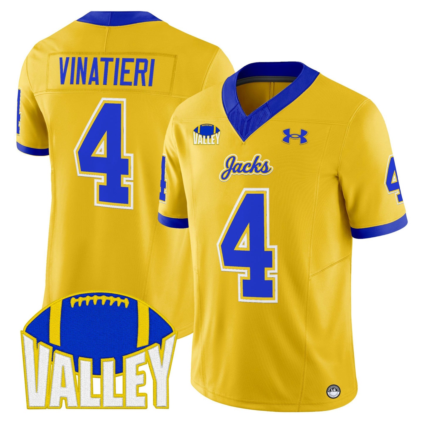 Men's South Dakota State Jackrabbits 2025 Vapor Limited Jersey - All Stitched
