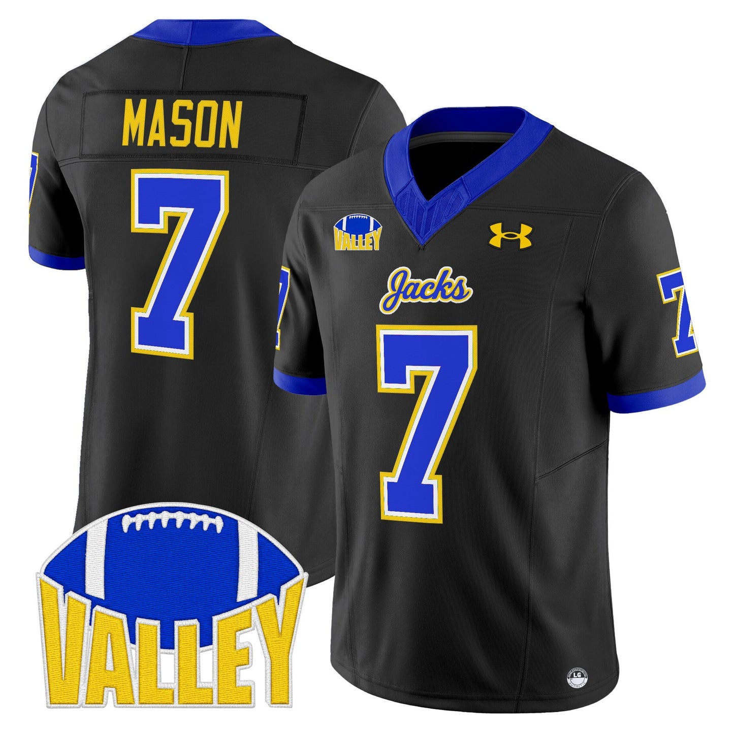 Men's South Dakota State Jackrabbits 2025 Vapor Limited Jersey - All Stitched