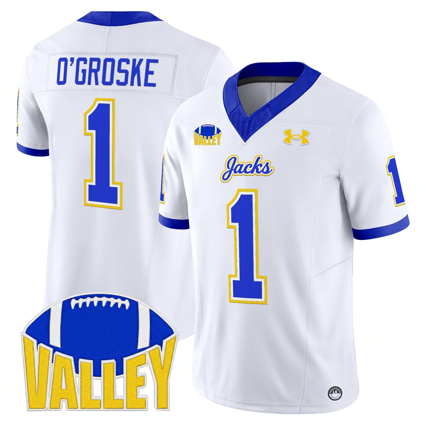 Men's South Dakota State Jackrabbits 2025 Vapor Limited Jersey - All Stitched
