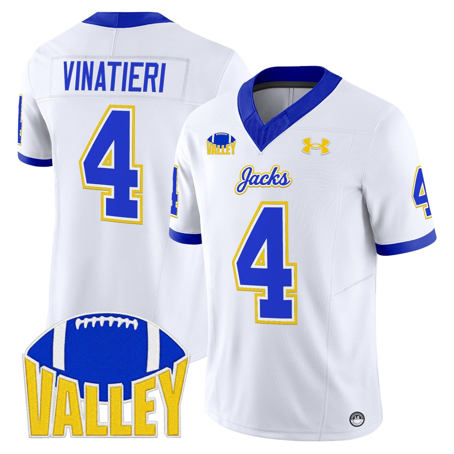 Men's South Dakota State Jackrabbits 2025 Vapor Limited Jersey - All Stitched