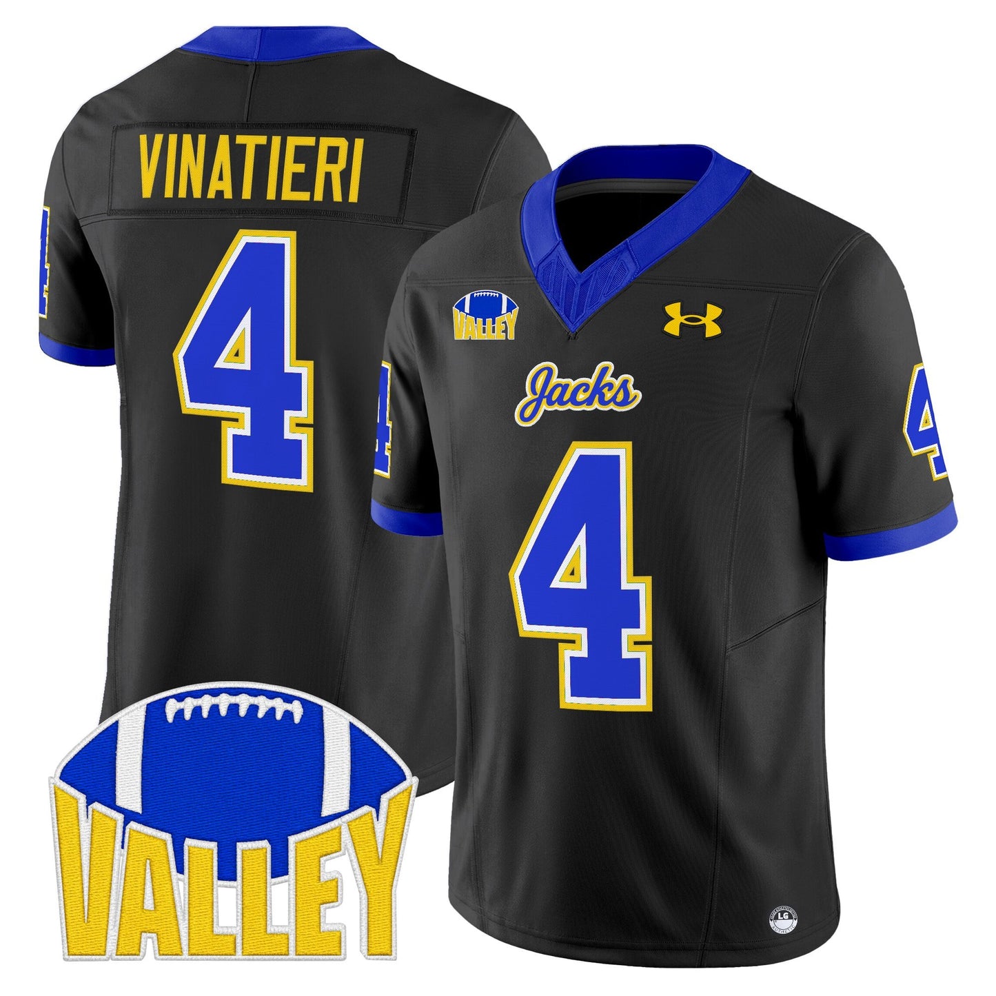 Men's South Dakota State Jackrabbits 2025 Vapor Limited Jersey - All Stitched