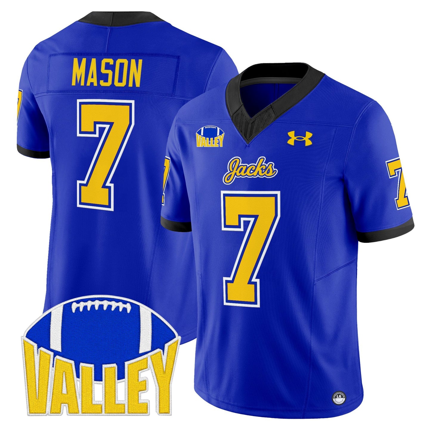 Men's South Dakota State Jackrabbits 2025 Vapor Limited Jersey - All Stitched