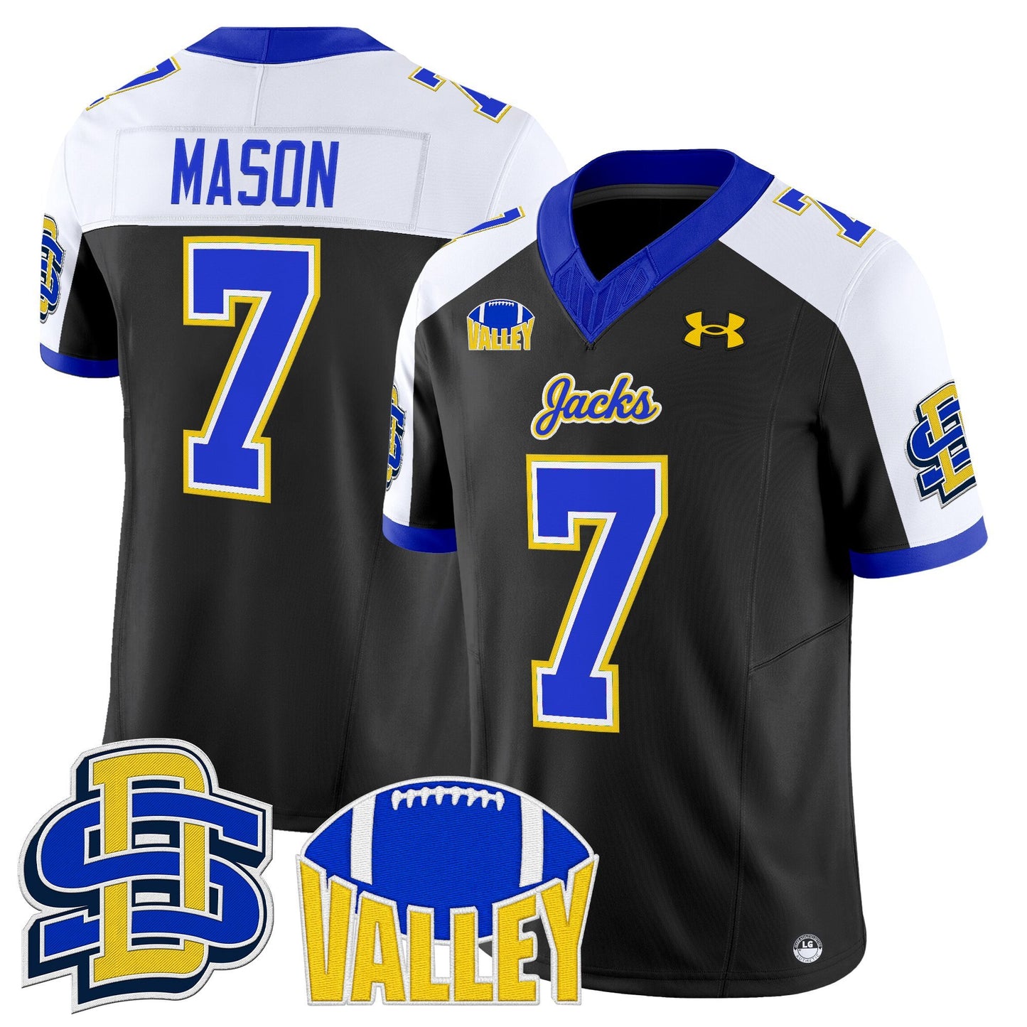 Men's South Dakota State Jackrabbits 2025 Vapor Limited Jersey - All Stitched