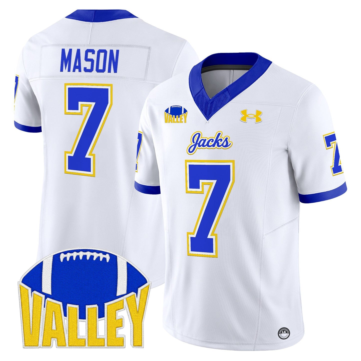 Men's South Dakota State Jackrabbits 2025 Vapor Limited Jersey - All Stitched