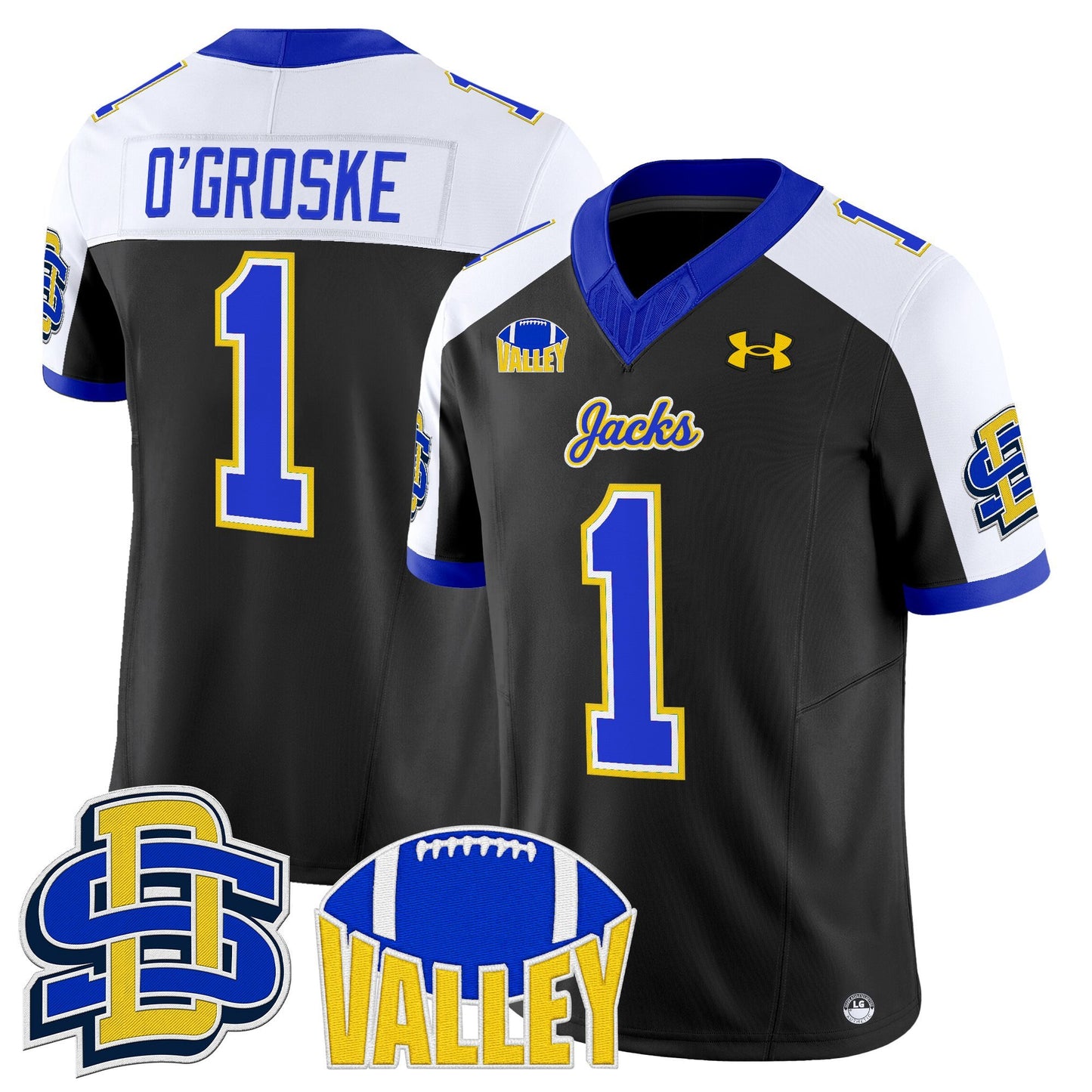 Men's South Dakota State Jackrabbits 2025 Vapor Limited Jersey - All Stitched