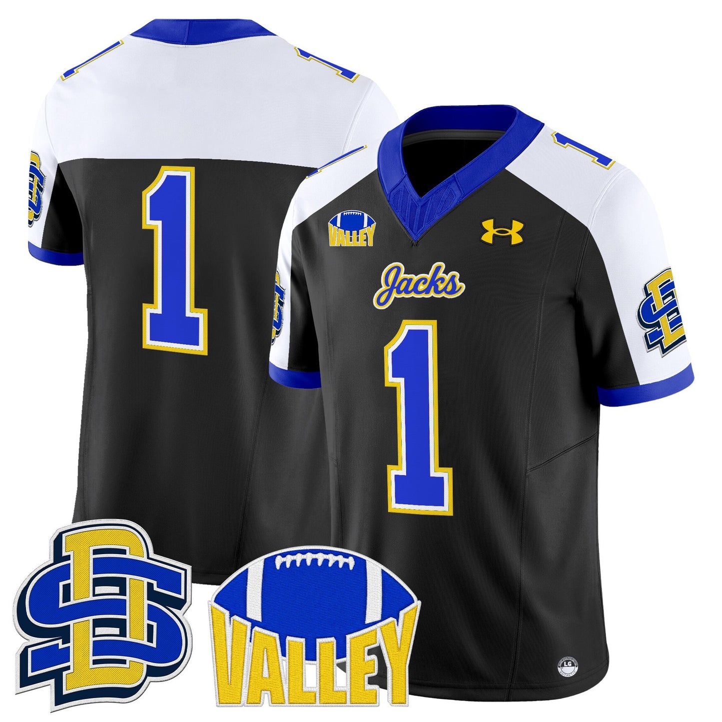 Men's South Dakota State Jackrabbits 2025 Vapor Limited Jersey - All Stitched