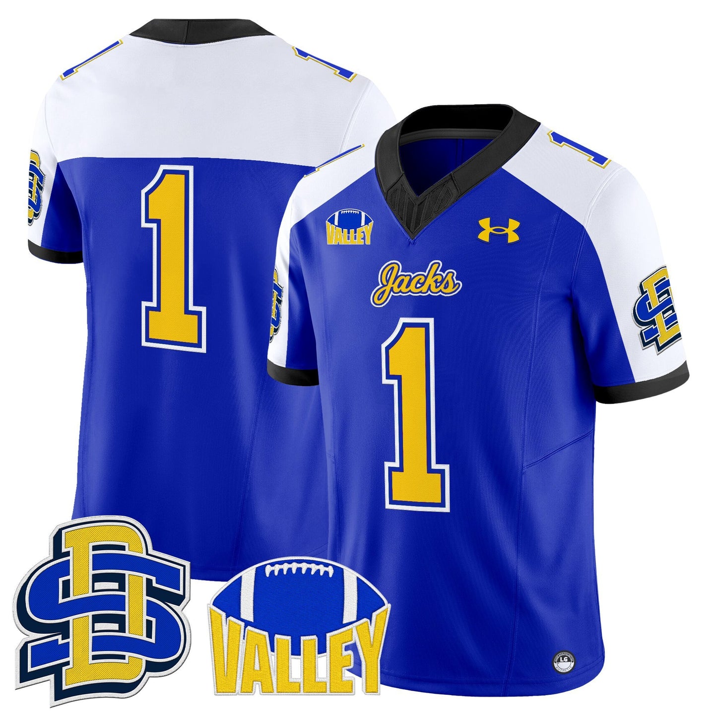 Men's South Dakota State Jackrabbits 2025 Vapor Limited Jersey - All Stitched