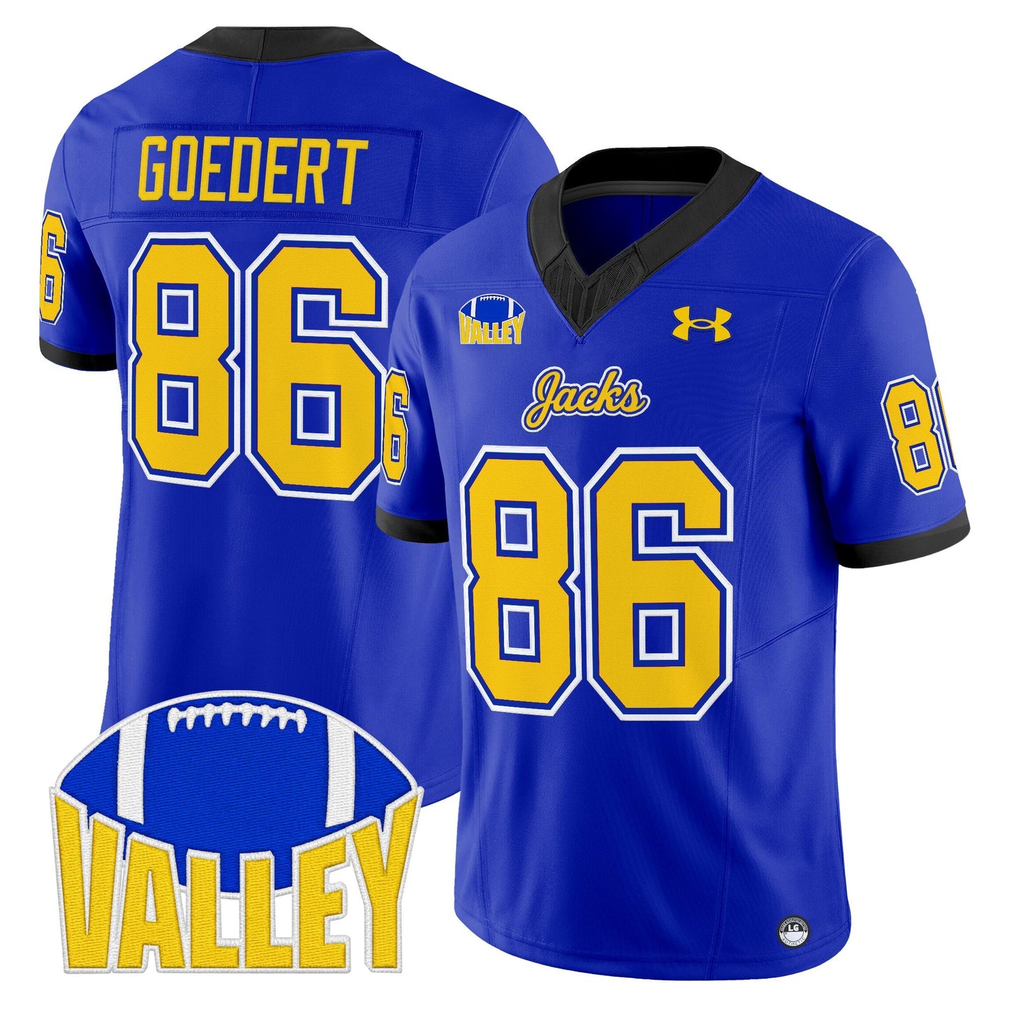 Men's South Dakota State Jackrabbits 2025 Vapor Limited Jersey - All Stitched