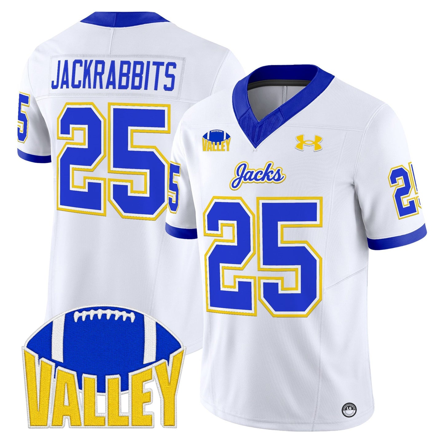 Men's South Dakota State Jackrabbits 2025 Vapor Limited Jersey - All Stitched