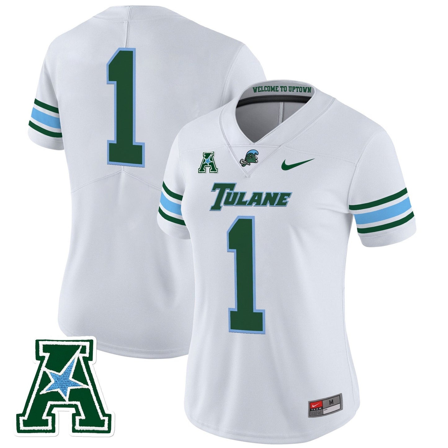 Women's Tulane Green Wave 2025 Vapor Limited Jersey - All Stitched