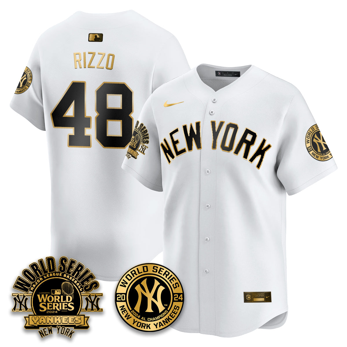 New York Yankees World Series 2024 Jersey - All Stitched