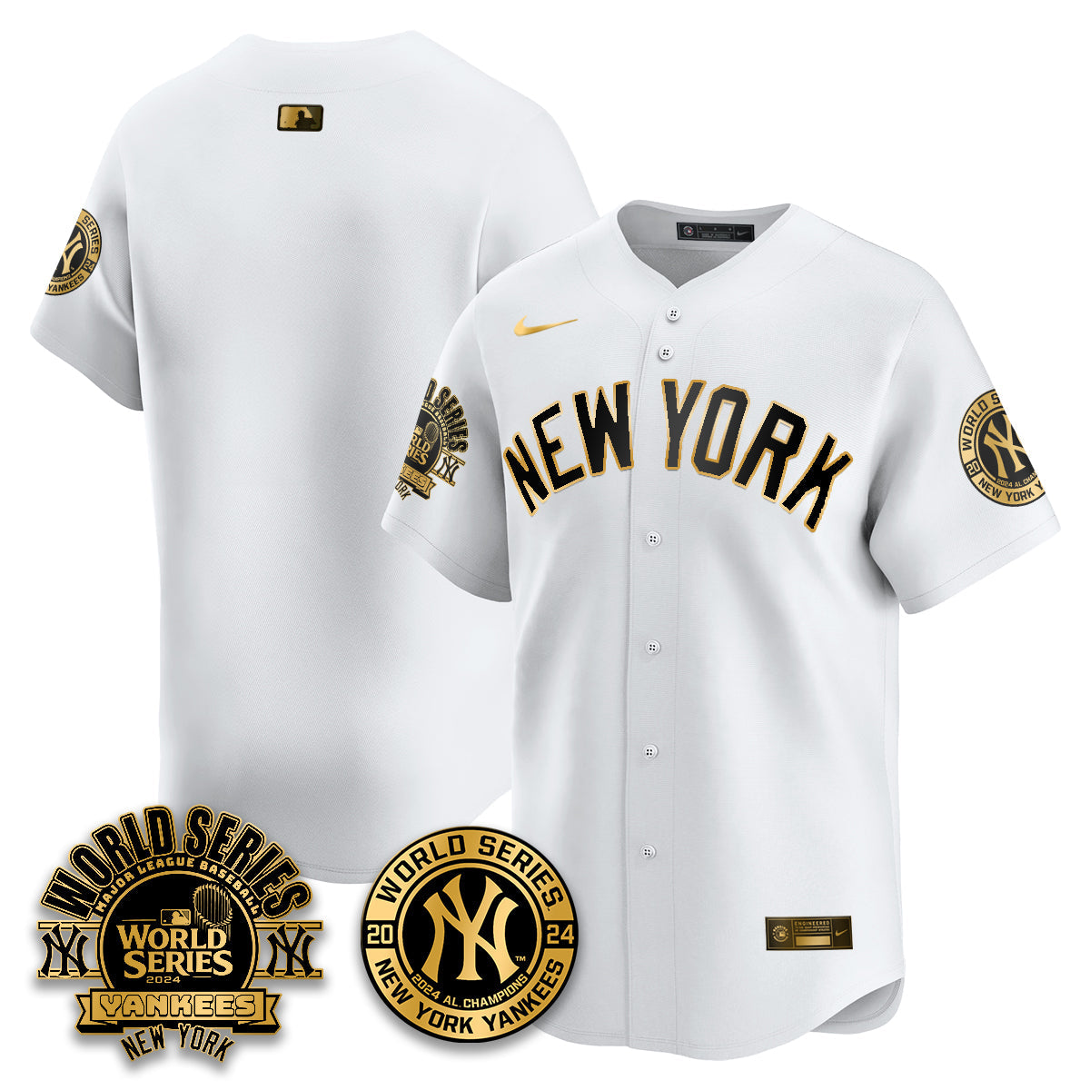 New York Yankees World Series 2024 Jersey - All Stitched