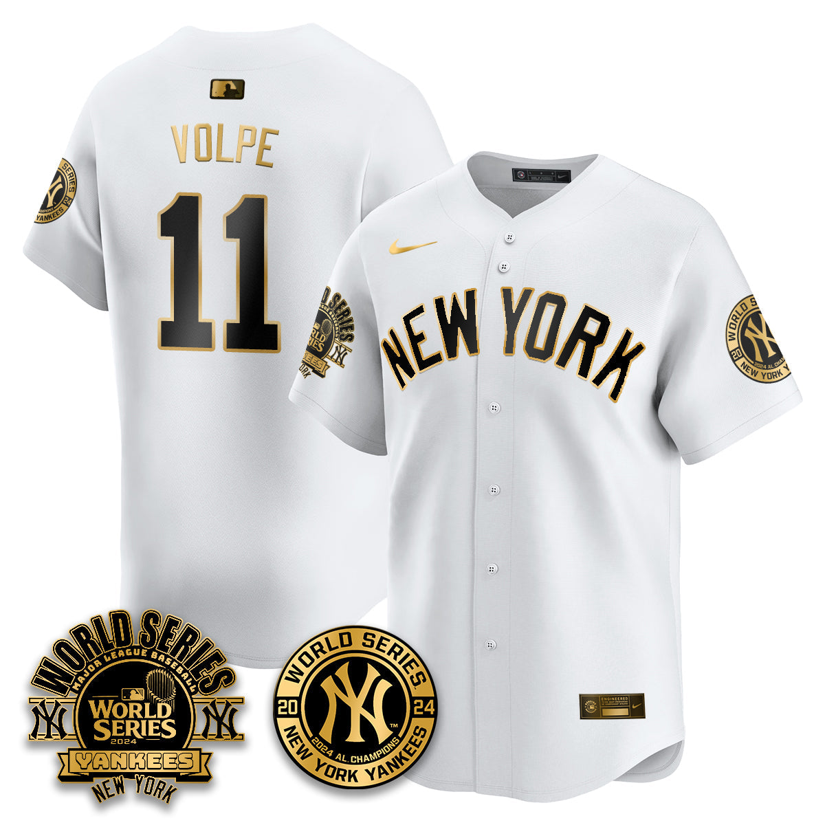 New York Yankees World Series 2024 Jersey - All Stitched