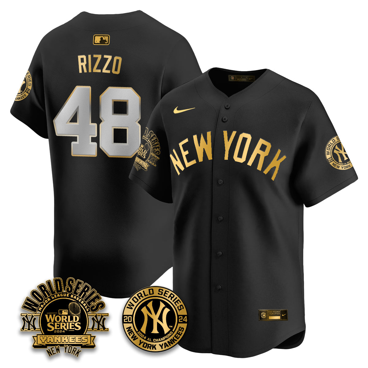 New York Yankees World Series 2024 Jersey - All Stitched