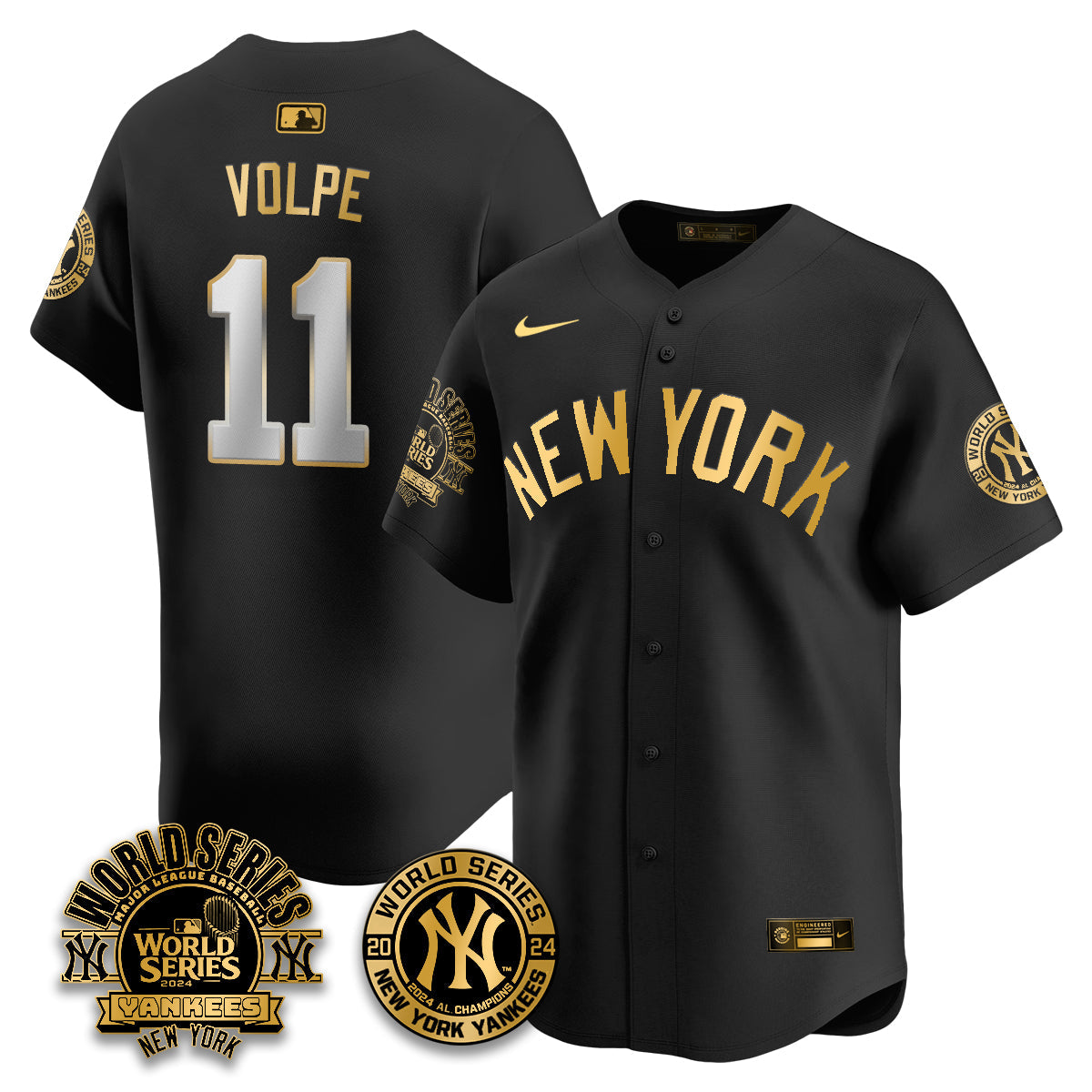 New York Yankees World Series 2024 Jersey - All Stitched