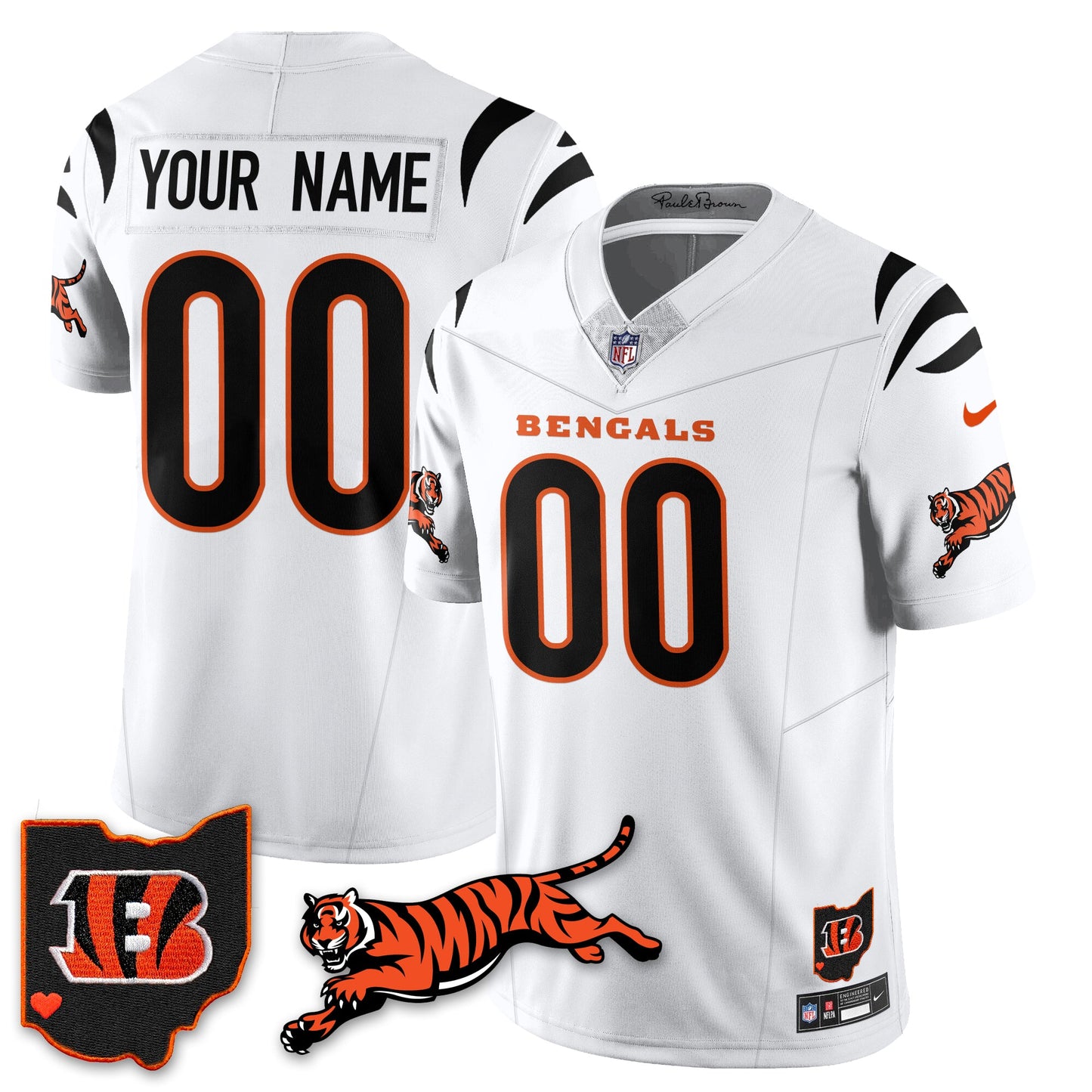 Custom CIN Vapor F.U.S.E. Limited Jersey N1 - All Stitched