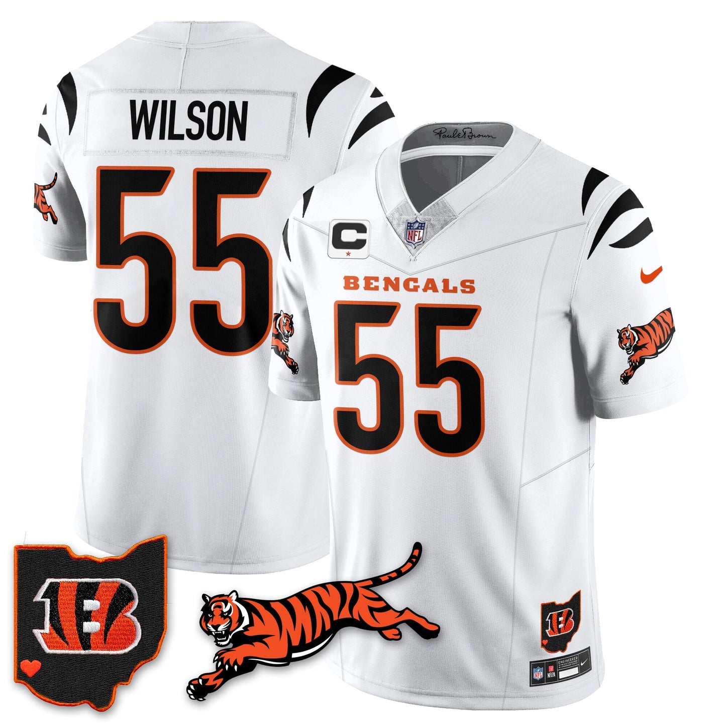 CIN Vapor F.U.S.E. Limited Jersey N1 - All Stitched