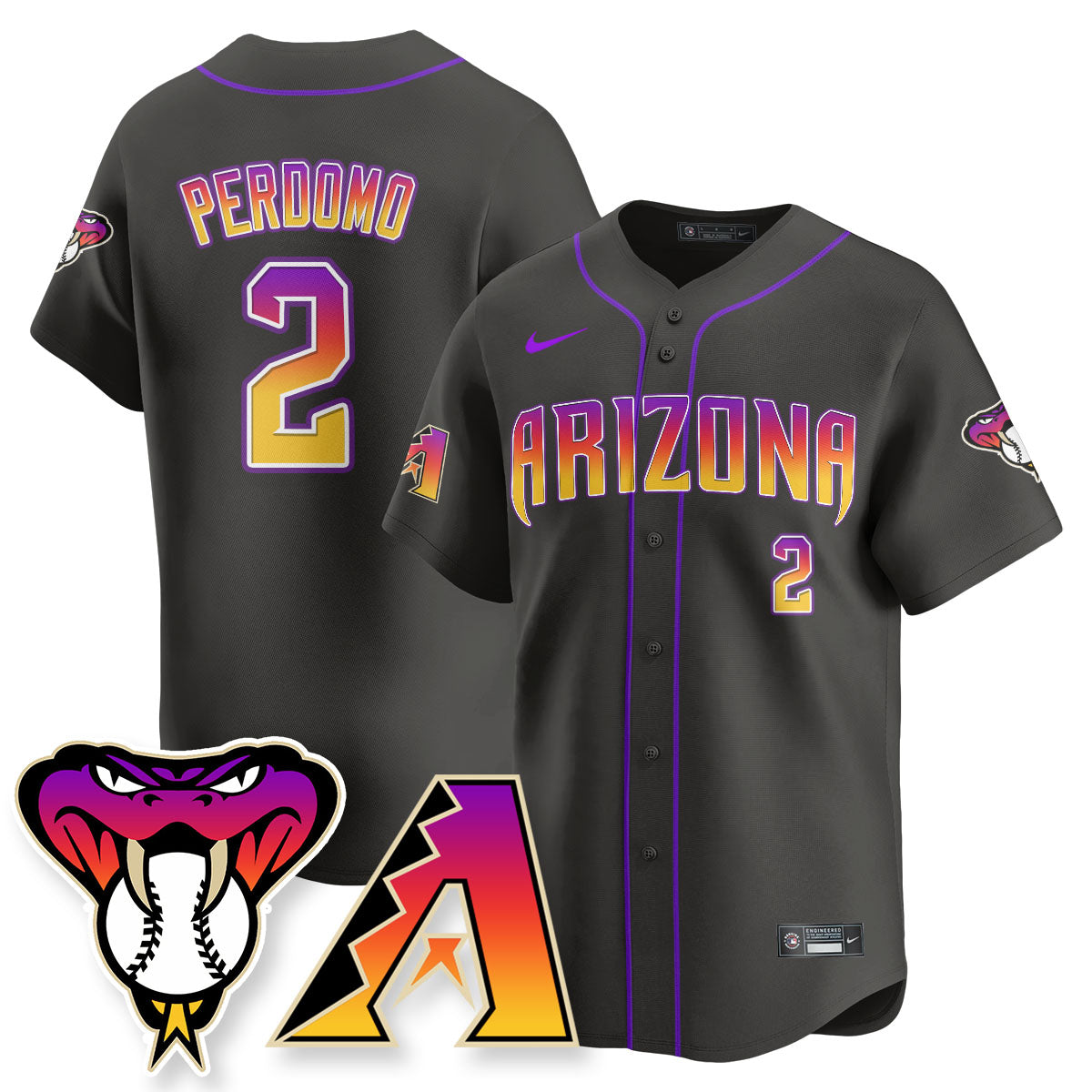 Arizona Diamondbacks 2025 City Connect Concept Jersey - All Stitched