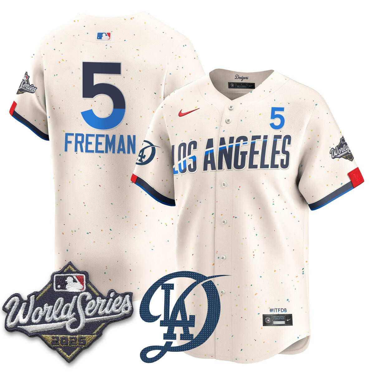 Los Angeles Dodgers 2025 World Series Jersey - All Stitched