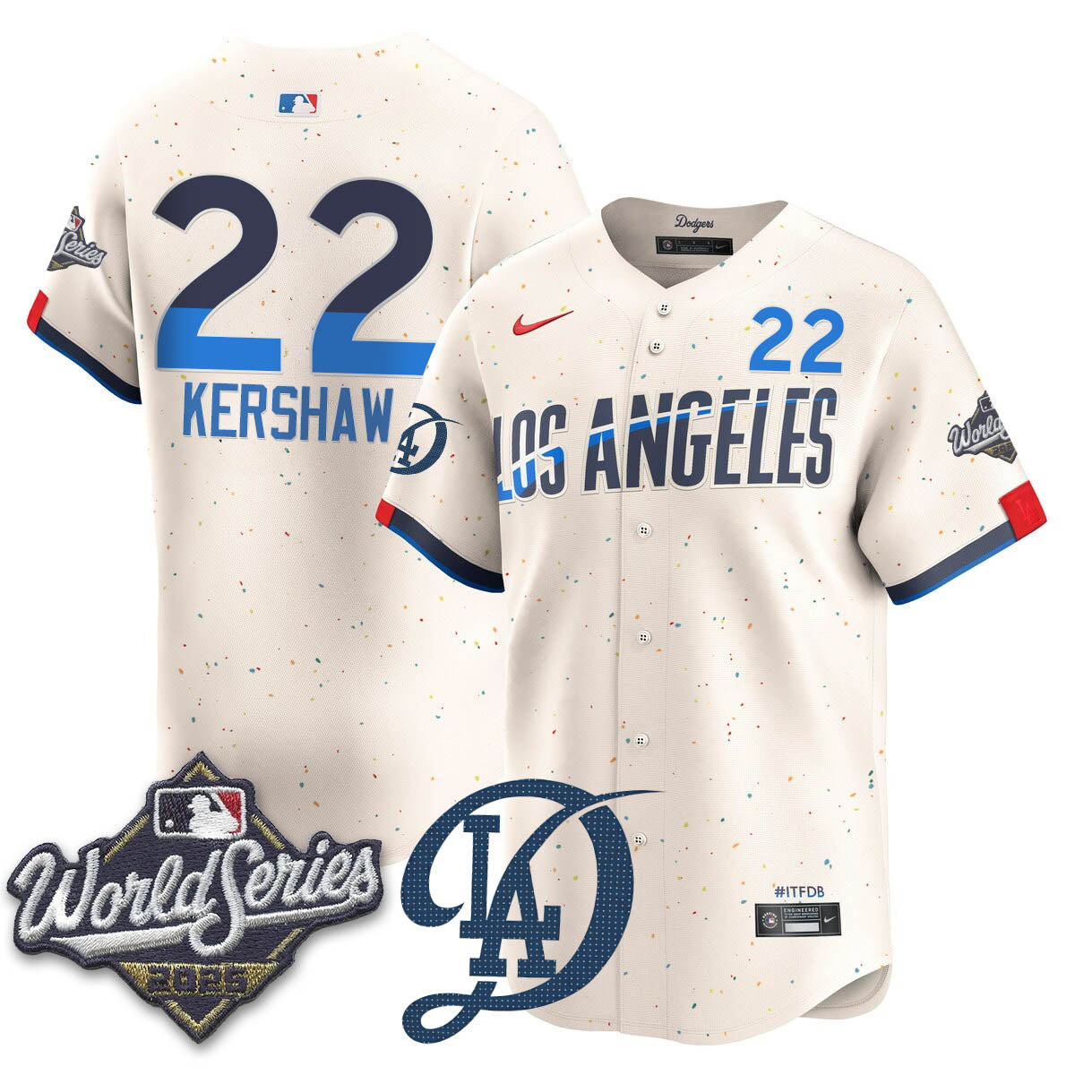 Los Angeles Dodgers 2025 World Series Jersey - All Stitched