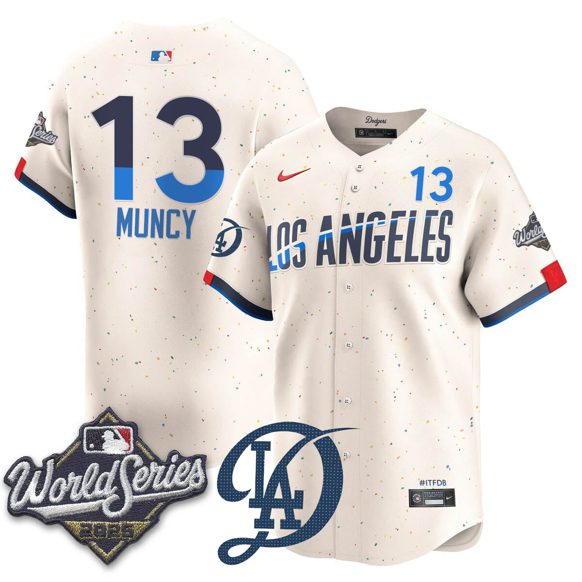 Los Angeles Dodgers 2025 World Series Jersey - All Stitched