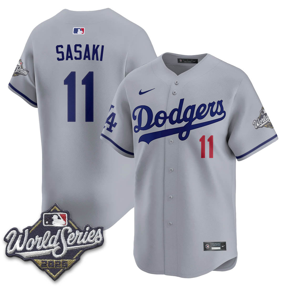 Los Angeles Dodgers 2025 World Series Jersey - All Stitched
