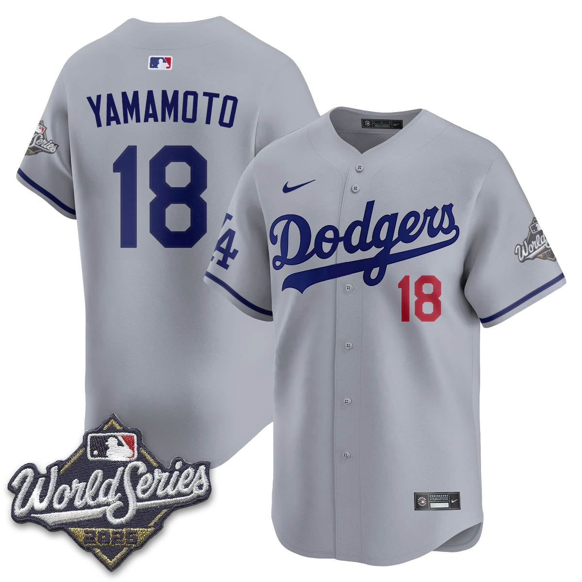 Los Angeles Dodgers 2025 World Series Jersey - All Stitched