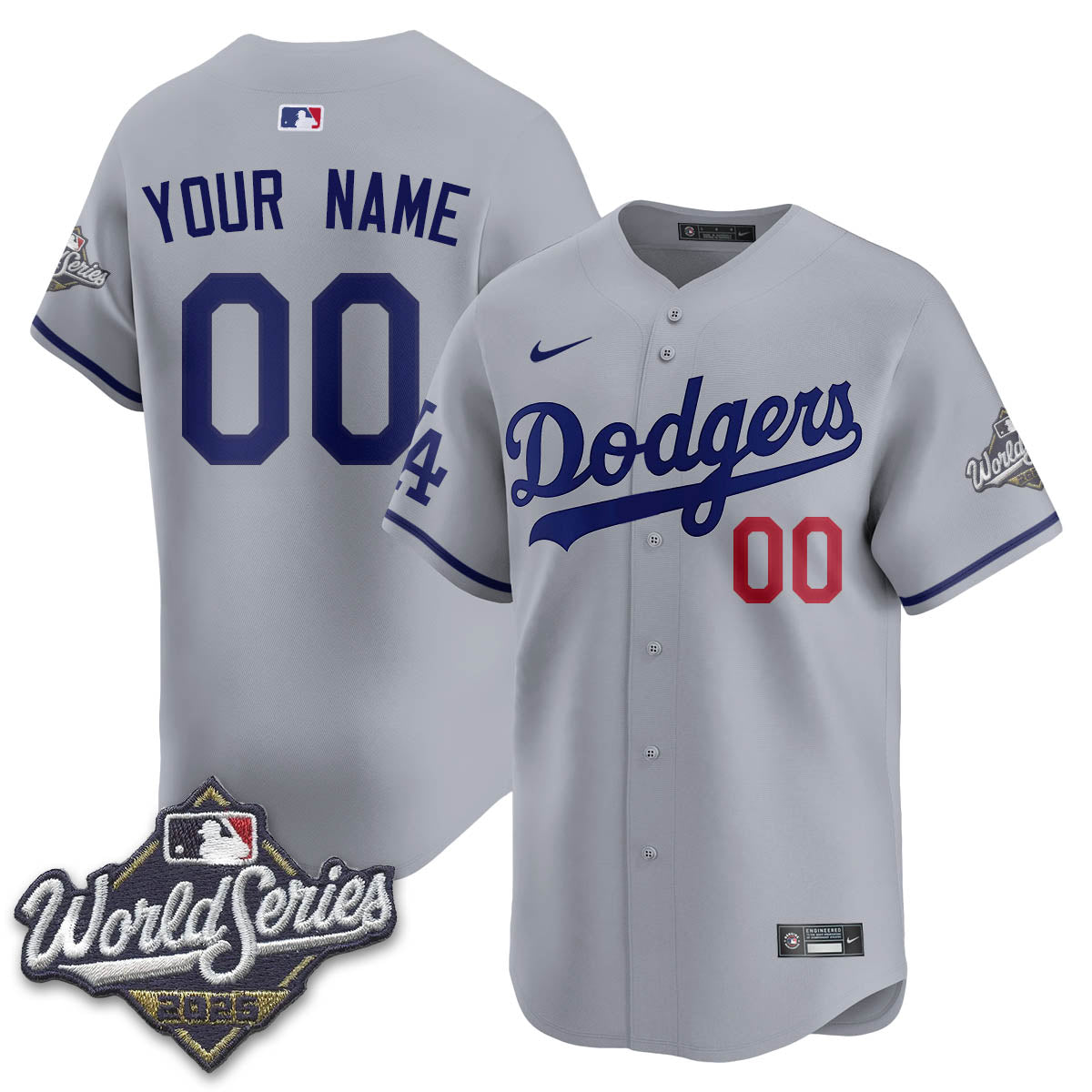 Los Angeles Dodgers 2025 World Series Jersey - All Stitched