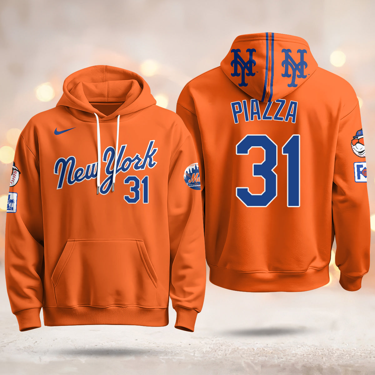 New York Mets Blue Road 2025 Hoodie - All Stitched