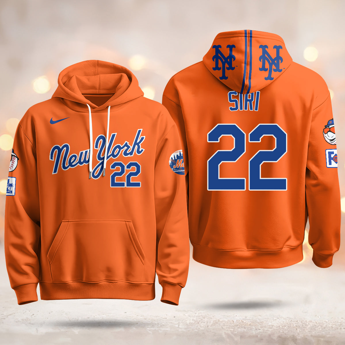 New York Mets Blue Road 2025 Hoodie - All Stitched