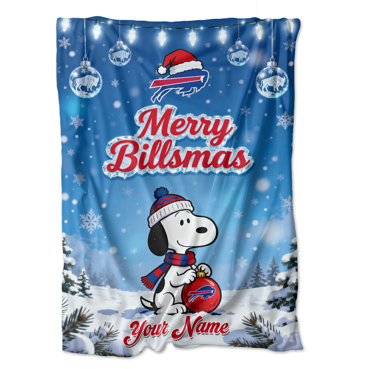 BUF x SNP | Premium Christmas Fleece Blanket & Throw Pillow