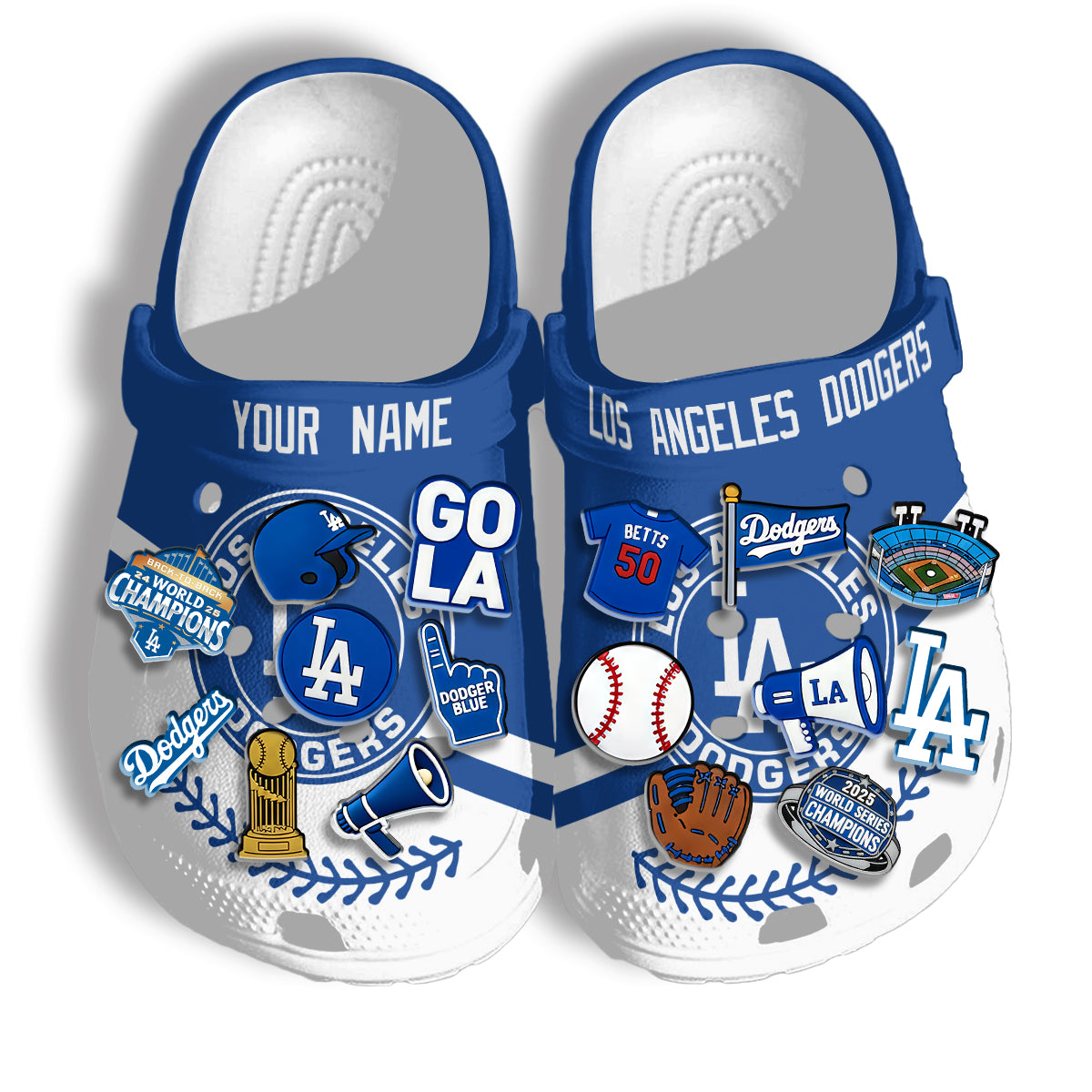 LAD World Series Champions Clogs - Charms Gift Set
