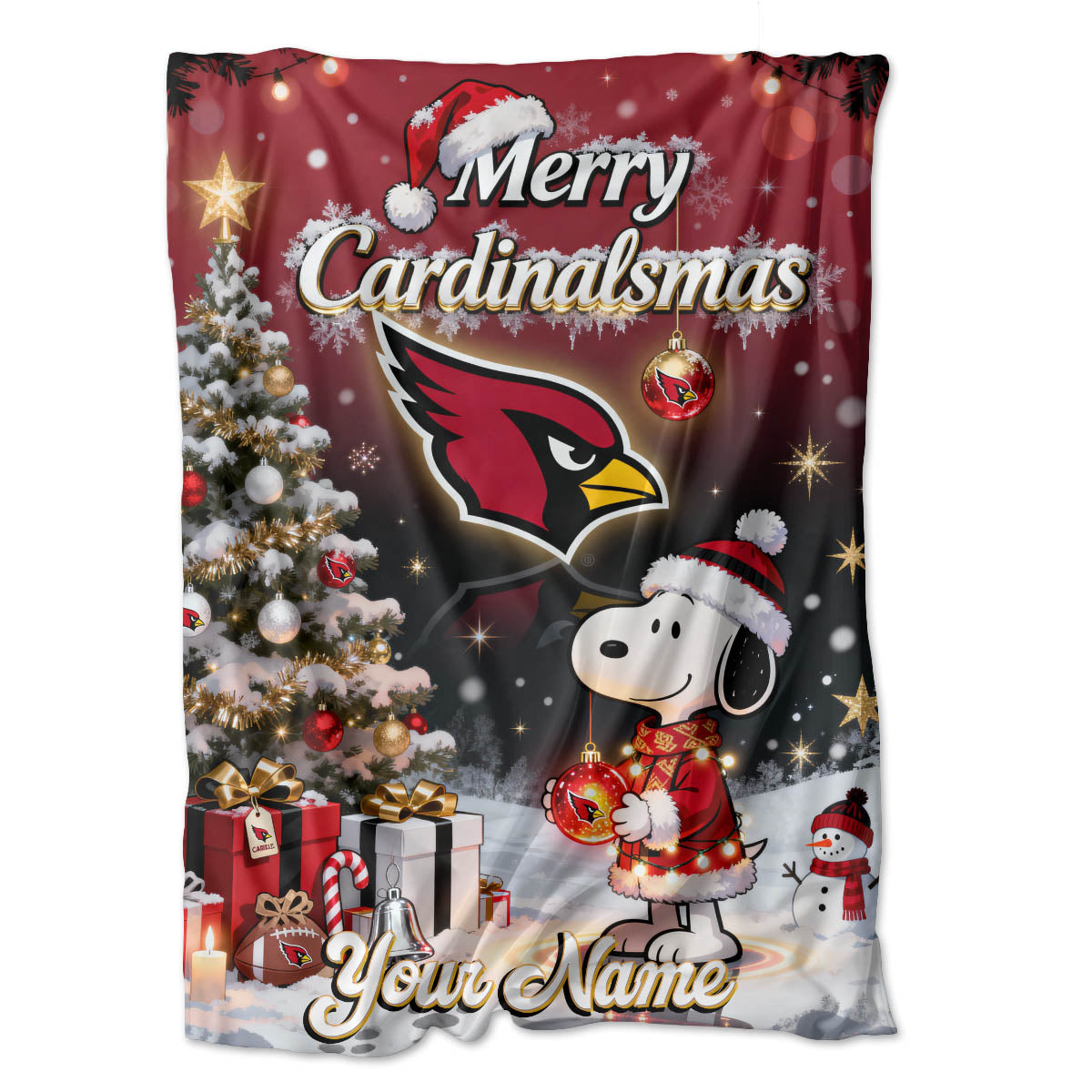 ARI x SNP | Premium Christmas Fleece Blanket & Throw Pillow