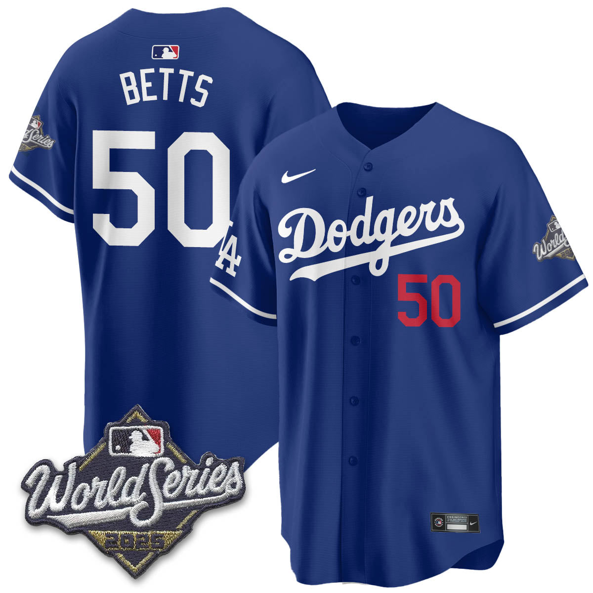 Los Angeles Dodgers 2025 World Series Jersey - All Stitched