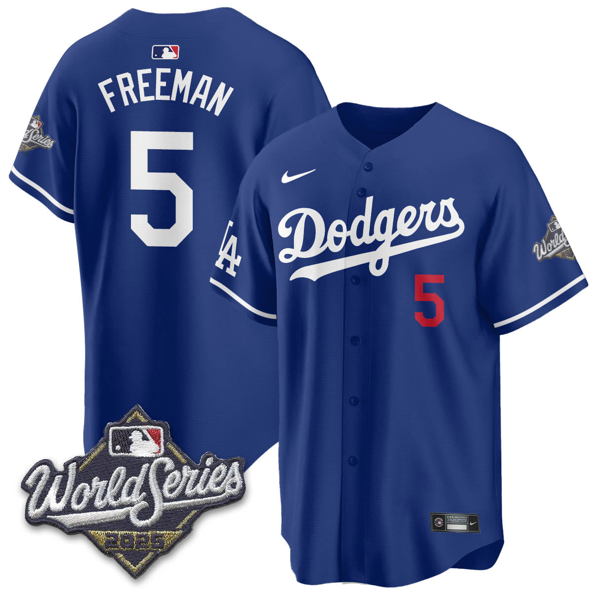 Los Angeles Dodgers 2025 World Series Jersey - All Stitched