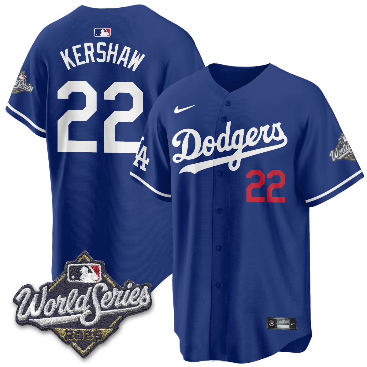 Los Angeles Dodgers 2025 World Series Jersey - All Stitched