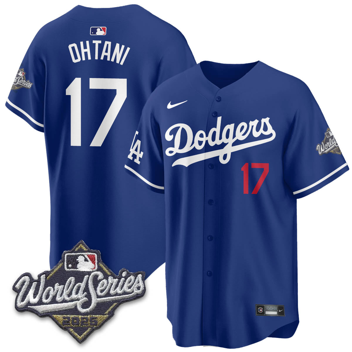 Los Angeles Dodgers 2025 World Series Jersey - All Stitched