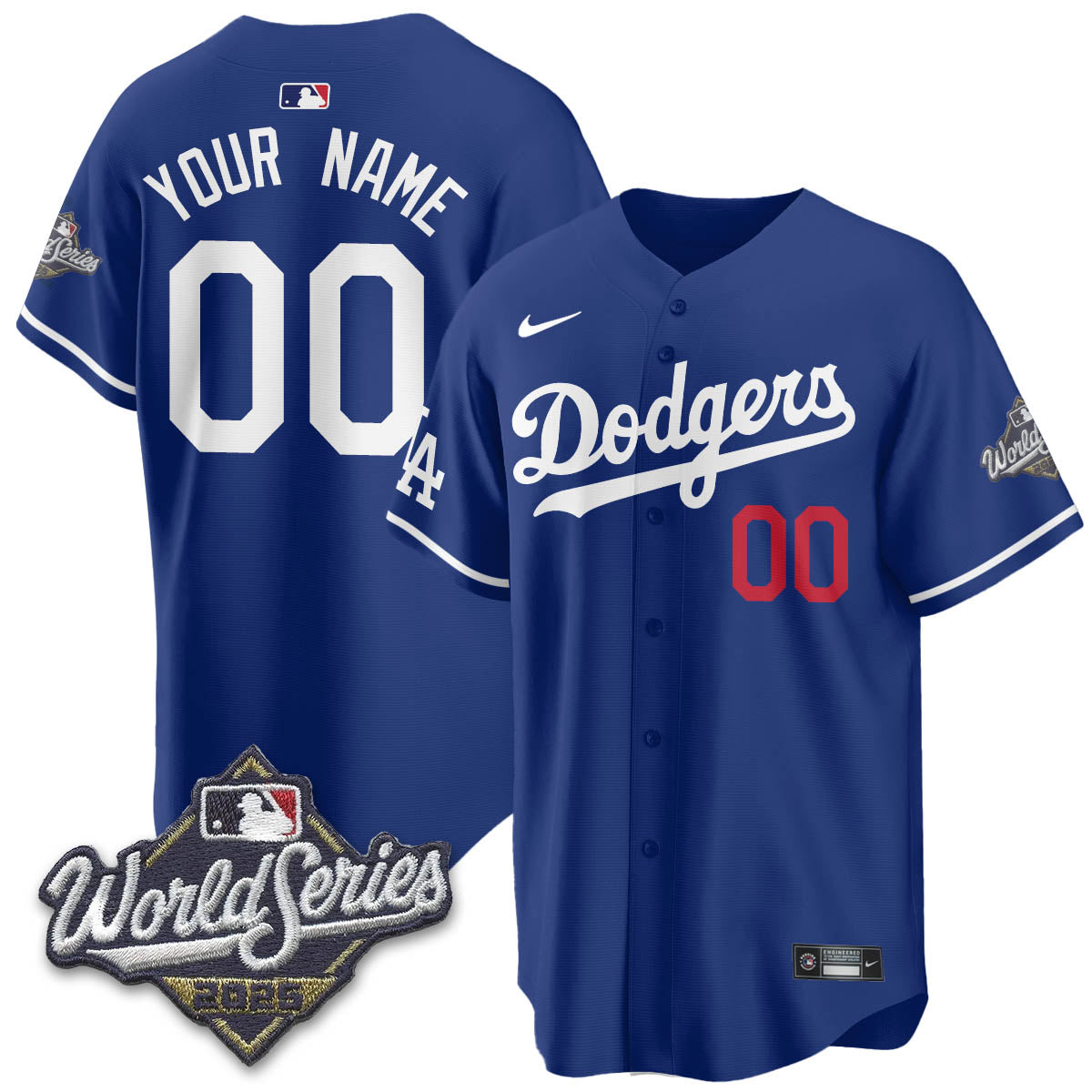 Los Angeles Dodgers 2025 World Series Jersey - All Stitched