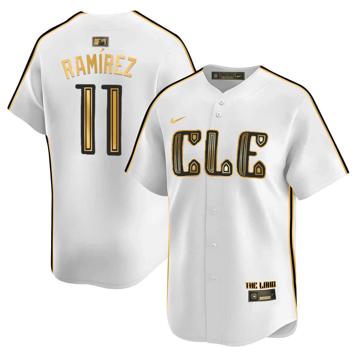 Guardians Navy 2024 City Connect Limited Jersey TLA - Stitched