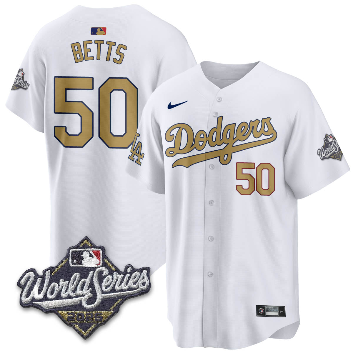 Los Angeles Dodgers 2025 World Series Jersey - All Stitched