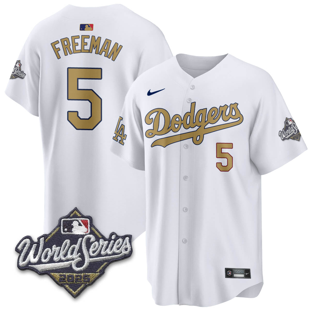 Los Angeles Dodgers 2025 World Series Jersey - All Stitched